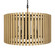 Suratto Eight Light Pendant in Matte Black/Honey Blonde (137|387P08MBH)