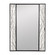 Estela Wall Mirror in Matte Black/French Gold (137|380MI30BMBFG)