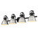 Duncan Four Light Bath Vanity in Matte Black (62|3602-BA4 BLK-PW)