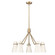 Reeva Five Light Chandelier in Modern Brass (62|2122-5 MBS-GE)