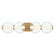 Atomo LED Vanity in Gold (40|46810-025)