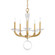 Emilea Five Light Chandelier in Heirloom Gold (53|MA1005N-22O)