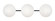 PEARLESQUE Three Light Wall Sconce in Matte Black (423|S05103MBOP)