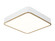Ainslay LED Ceiling Mount in White + Aged Gold Brass (423|M10545WHAG)