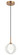 DELCIA LED Pendant in Aged Gold Brass (423|C60601AGCL)