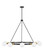 Orla LED Chandelier in Black (531|83610BK)