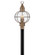 Cape Cod LED Post Top or Pier Mount Lantern in Burnished Bronze (13|2201BU)