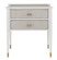 Winterthur Nightstand in Off White/Fog/Brass (142|3000-0191)