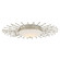 Planisphere One Light Flush Mount in Finish: Silver Leaf/White/Mirror (142|9999-0068)