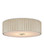 Caravel One Light Flush Mount in Silver Leaf/White (142|9999-0066)