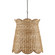 Annabelle One Light Pendant in Natural/Molé Black (142|9000-1116)