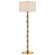 Sunbird One Light Floor Lamp in Natural/Brass (142|8000-0135)