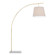 Cloister Two Light Floor Lamp in Antique Brass/White (142|8000-0125)