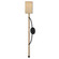 Capriole Wall Sconce One Light Wall Sconce in Natural/Satin Black (142|5000-0229)