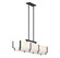 Orleans Five Light Linear Chandelier in Black Cashmere (51|1-2330-5-50)