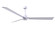Alessandra 72'' Ceiling Fan in Matte White (101|AK-MWH-BN-72)
