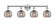 Edison Four Light Bath Vanity in Polished Nickel (405|616-4W-PN-G1213-6SM)