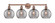 Edison Four Light Bath Vanity in Antique Copper (405|616-4W-AC-G1213-8SM)