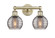 Edison Two Light Bath Vanity in Antique Brass (405|616-2W-AB-G1213-6SM)