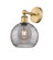 Edison One Light Wall Sconce in Brushed Brass (405|616-1W-BB-G1213-8SM)