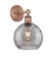 Edison One Light Wall Sconce in Antique Copper (405|616-1W-AC-G1213-8SM)