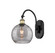 Ballston One Light Swing Arm in Black Antique Brass (405|518-1W-BAB-G1213-8SM)