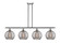 Ballston Four Light Island Pendant in Brushed Satin Nickel (405|516-4I-SN-G1213-10SM)