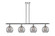 Ballston Four Light Island Pendant in Polished Chrome (405|516-4I-PC-G1213-8SM)