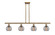 Ballston Four Light Island Pendant in Brushed Brass (405|516-4I-BB-G1213-6SM)