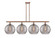 Ballston Four Light Island Pendant in Antique Copper (405|516-4I-AC-G1213-12SM)