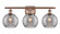 Ballston Three Light Bath Vanity in Antique Copper (405|516-3W-AC-G1213-8SM)