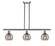 Ballston Three Light Island Pendant in Brushed Satin Nickel (405|516-3I-SN-G1213-6SM)