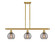 Ballston Three Light Island Pendant in Satin Gold (405|516-3I-SG-G1213-6SM)
