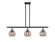 Ballston Three Light Island Pendant in Black Antique Brass (405|516-3I-BAB-G1213-6SM)