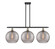 Ballston Three Light Island Pendant in Black Antique Brass (405|516-3I-BAB-G1213-12SM)