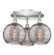 Ballston Three Light Semi-Flush Mount in Satin Nickel (405|516-3C-SN-G1213-10SM)