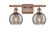 Ballston Two Light Bath Vanity in Antique Copper (405|516-2W-AC-G1213-6SM)