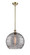 Ballston One Light Pendant in Antique Brass (405|516-1S-AB-G1213-14SM)