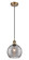 Ballston One Light Mini Pendant in Brushed Brass (405|516-1P-BB-G1213-8SM)