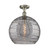 Ballston One Light Semi-Flush Mount in Brushed Satin Nickel (405|516-1C-SN-G1213-14SM)