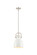 Downtown Urban One Light Pendant in Polished Nickel (405|410-1SS-PN-M412-8W)