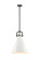 Downtown Urban One Light Pendant in Satin Nickel (405|410-1SL-SN-M411-14W)
