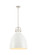 Downtown Urban One Light Pendant in Polished Nickel (405|410-1SL-PN-M412-16W)