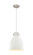 Downtown Urban One Light Pendant in Satin Nickel (405|410-1PM-SN-M412-10W)