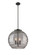 Essex Three Light Pendant in Matte Black (405|221-3S-BK-G1213-18SM)