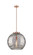 Ballston One Light Pendant in Antique Copper (405|221-1S-AC-G1213-18SM)