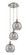 Ballston Three Light Pendant in Brushed Satin Nickel (405|113B-3P-SN-G1213-8SM)