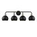 Indigo Four Light Vanity in Black/Antique Gold (110|22534 BKAG-BK)