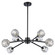 Sequoia Eight Light Pendant in Black (110|11668 BK)