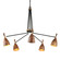 Utopia Five Light Chandelier in Soft Black (68|280-05-SBK)